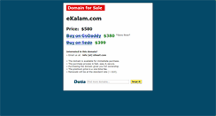 Desktop Screenshot of ekalam.com